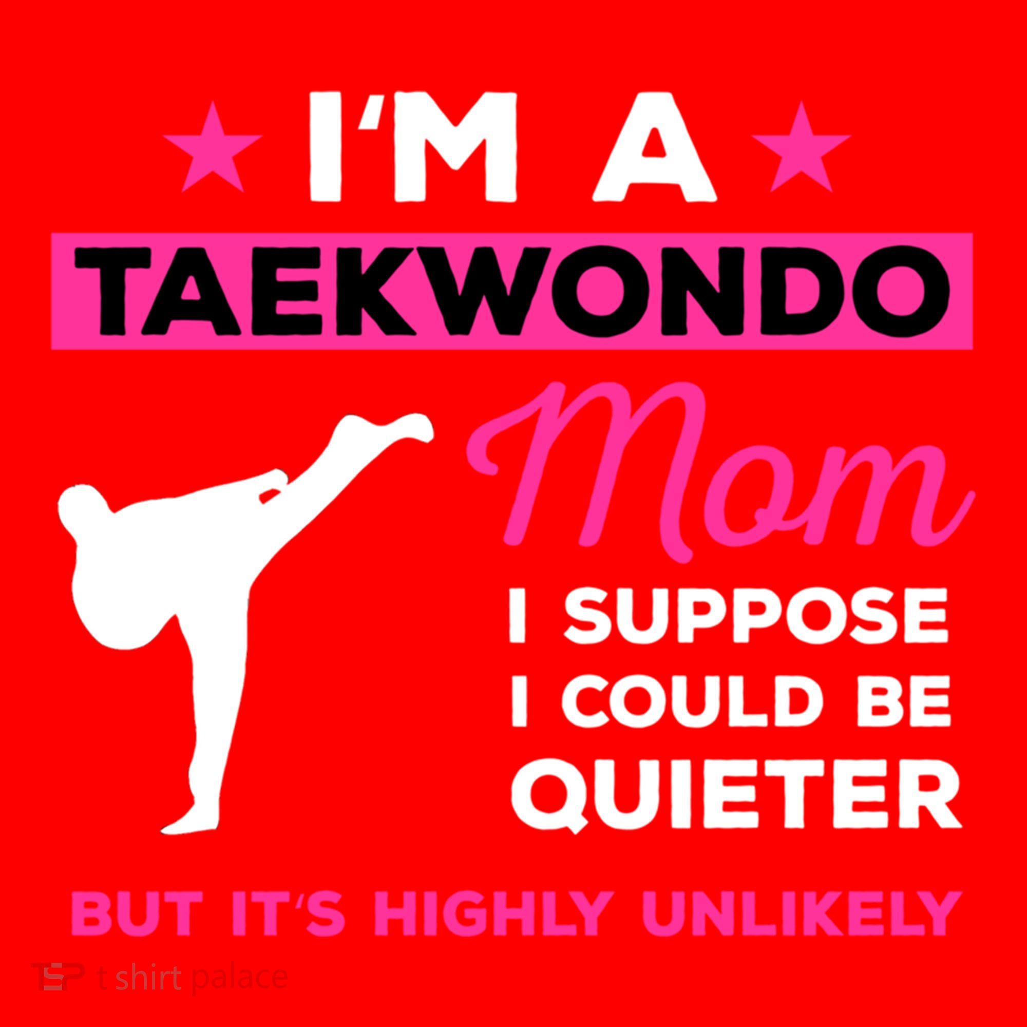 Funny Taekwondo Mom Gift Karate Martial Arts Gift Santa Hat