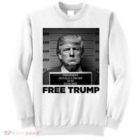 Free Trump Mug Shot Trump Not Guilty MugShot Sweatshirt thumb 0