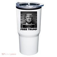 Free Trump Mug Shot Trump Not Guilty MugShot Tumbler thumb 0