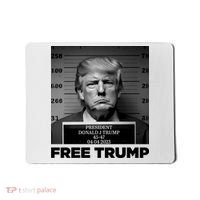 Free Trump Mug Shot Trump Not Guilty MugShot Mousepad thumb 0