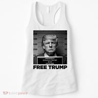 Free Trump Mug Shot Trump Not Guilty MugShot Women's Tank Top thumb 0