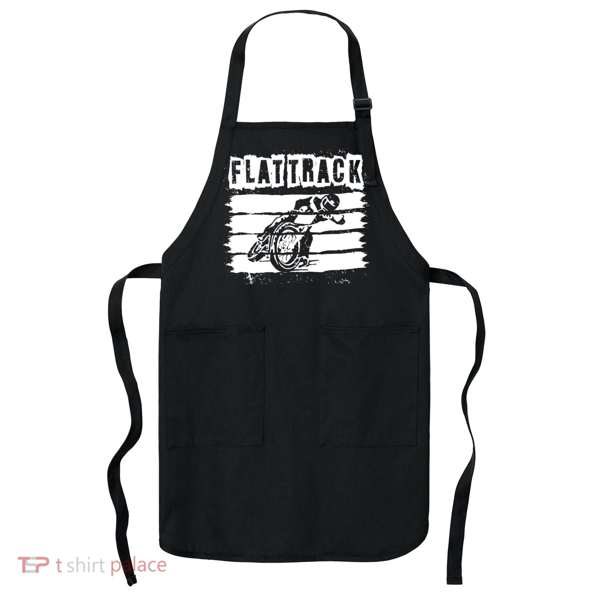 Flat Track Motorcycle Racing Dirt Track Speedway Gift Apron