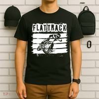 Flat Track Motorcycle Racing Dirt Track Speedway Gift T-Shirt thumb 6