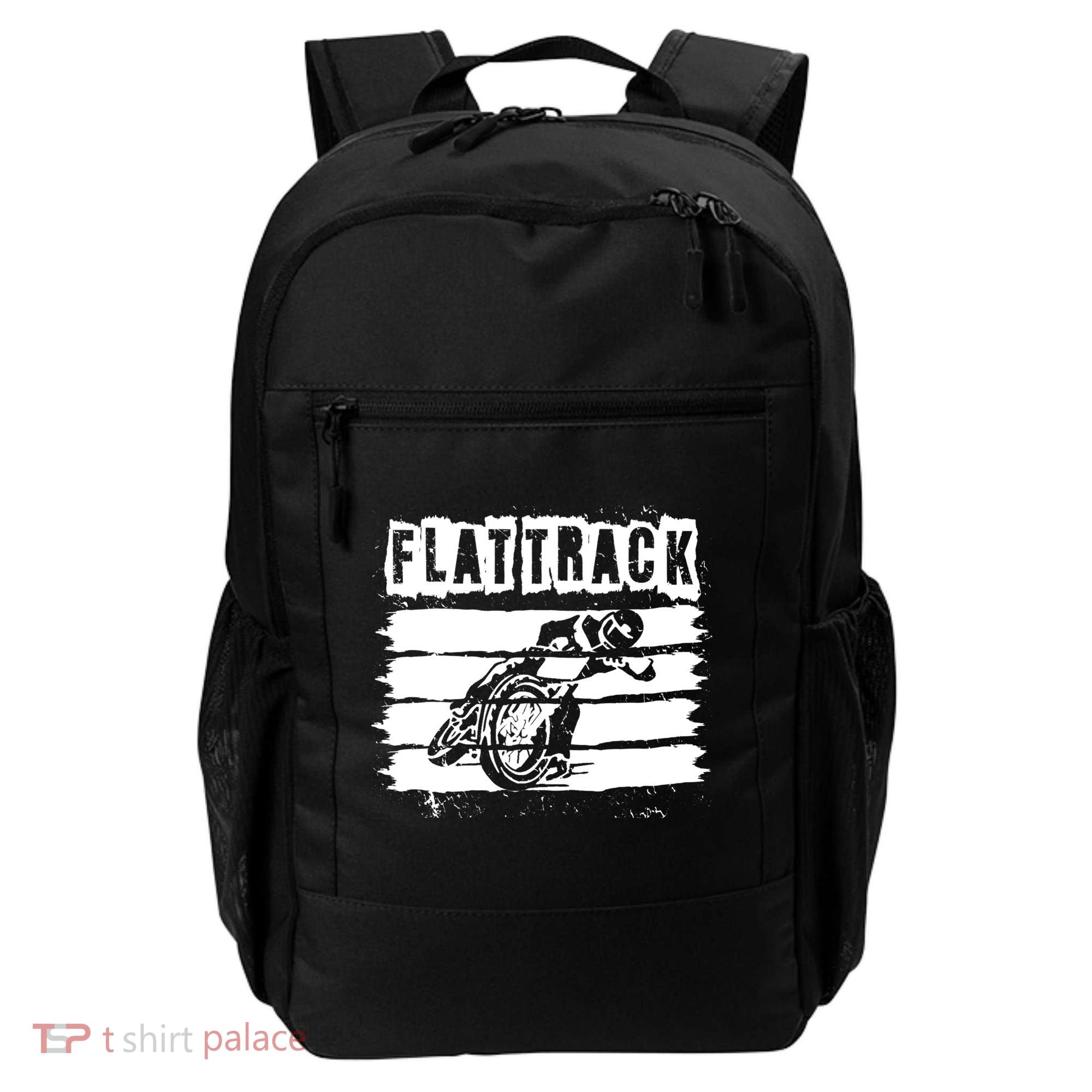 Flat Track Motorcycle Racing Dirt Track Speedway Gift Backpack