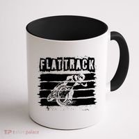 Flat Track Motorcycle Racing Dirt Track Speedway Gift Coffee Mug thumb 1