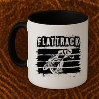 Flat Track Motorcycle Racing Dirt Track Speedway Gift Coffee Mug thumb 2