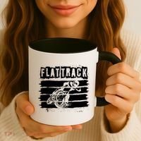Flat Track Motorcycle Racing Dirt Track Speedway Gift Coffee Mug thumb 3