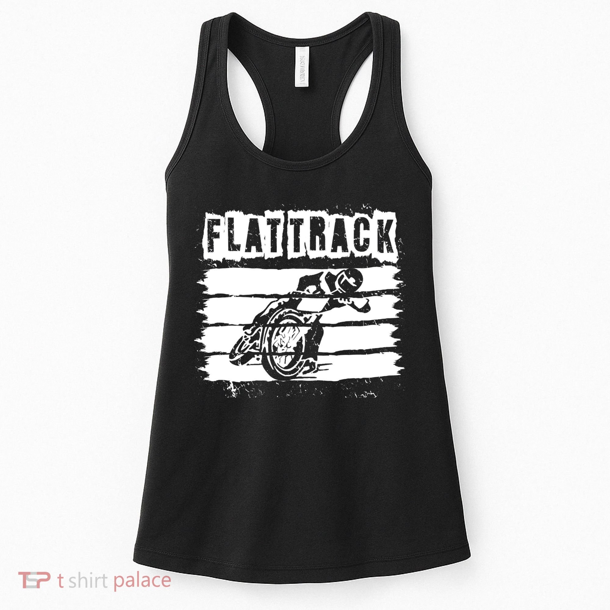 Flat Track Motorcycle Racing Dirt Track Speedway Gift Women's Tank Top