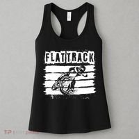 Flat Track Motorcycle Racing Dirt Track Speedway Gift Women's Tank Top thumb 3