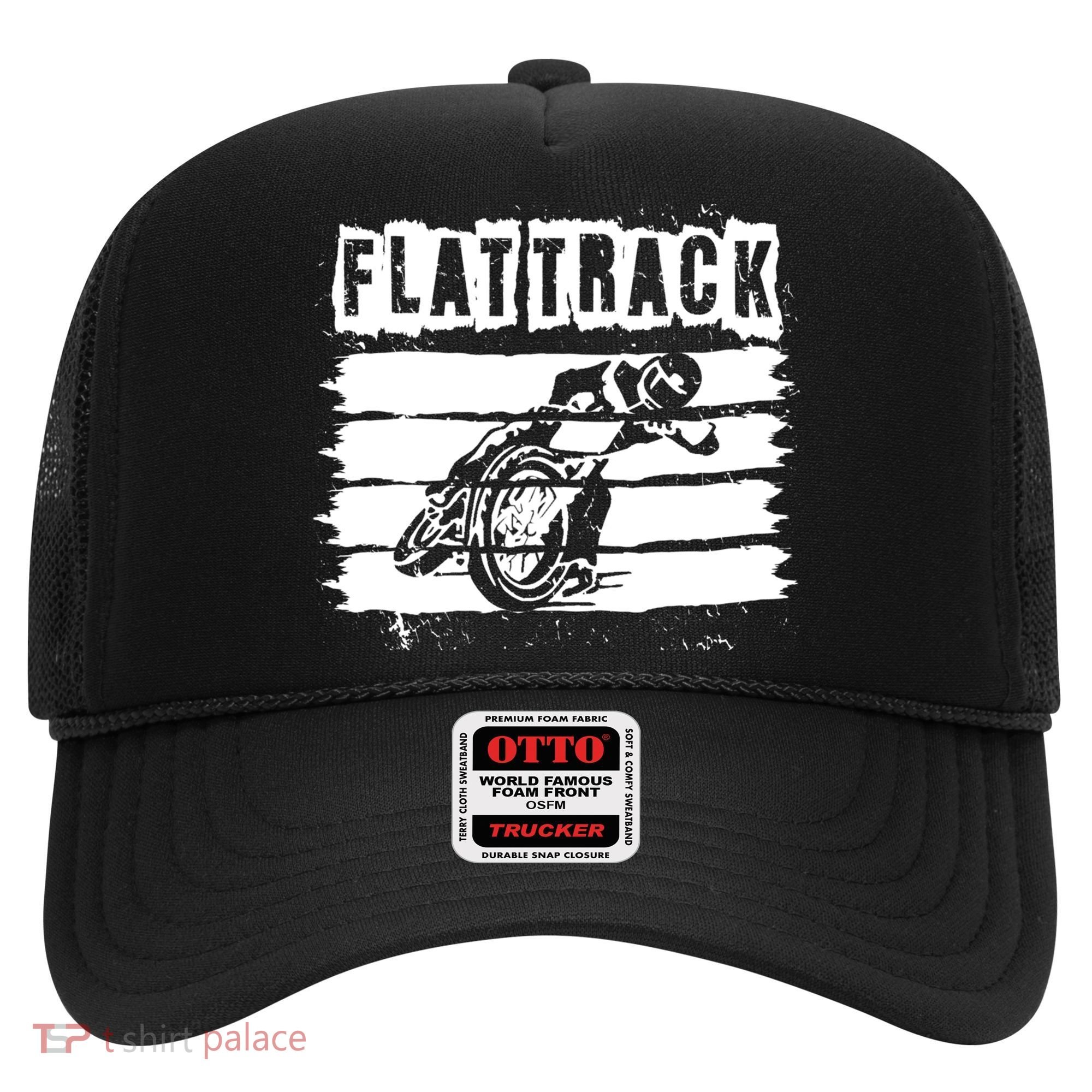 Flat Track Motorcycle Racing Dirt Track Speedway Gift Hat