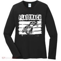 Flat Track Motorcycle Racing Dirt Track Speedway Gift Women's Long Sleeve Shirt thumb 0