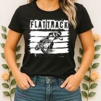 Flat Track Motorcycle Racing Dirt Track Speedway Gift Women's T-Shirt thumb 2