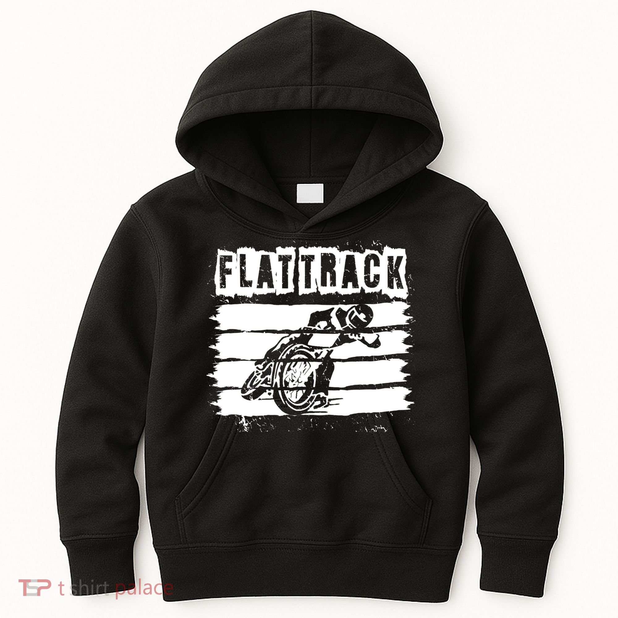 Flat Track Motorcycle Racing Dirt Track Speedway Gift Kids Hoodie