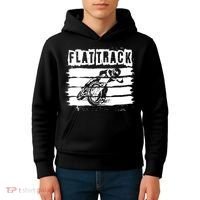 Flat Track Motorcycle Racing Dirt Track Speedway Gift Kids Hoodie thumb 4