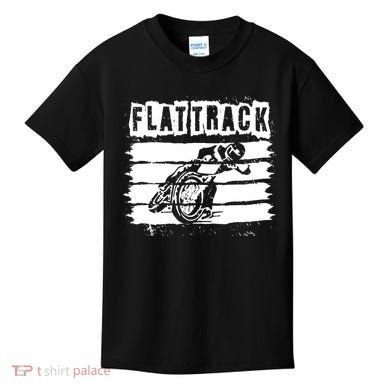 Flat Track Motorcycle Racing Dirt Track Speedway Gift Kids T-Shirt