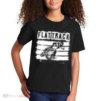 Flat Track Motorcycle Racing Dirt Track Speedway Gift Kids T-Shirt thumb 2