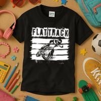 Flat Track Motorcycle Racing Dirt Track Speedway Gift Kids T-Shirt thumb 3