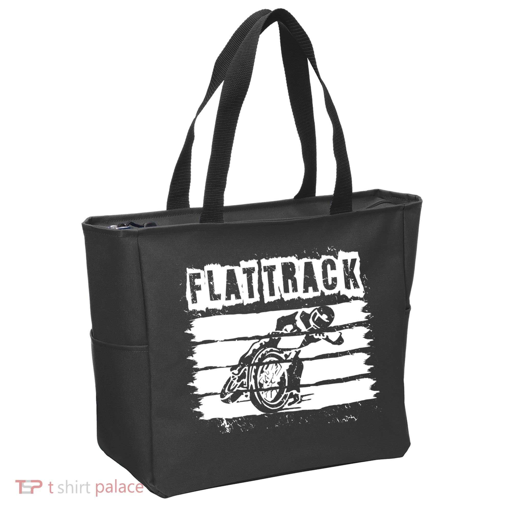 Flat Track Motorcycle Racing Dirt Track Speedway Gift Tote Bag