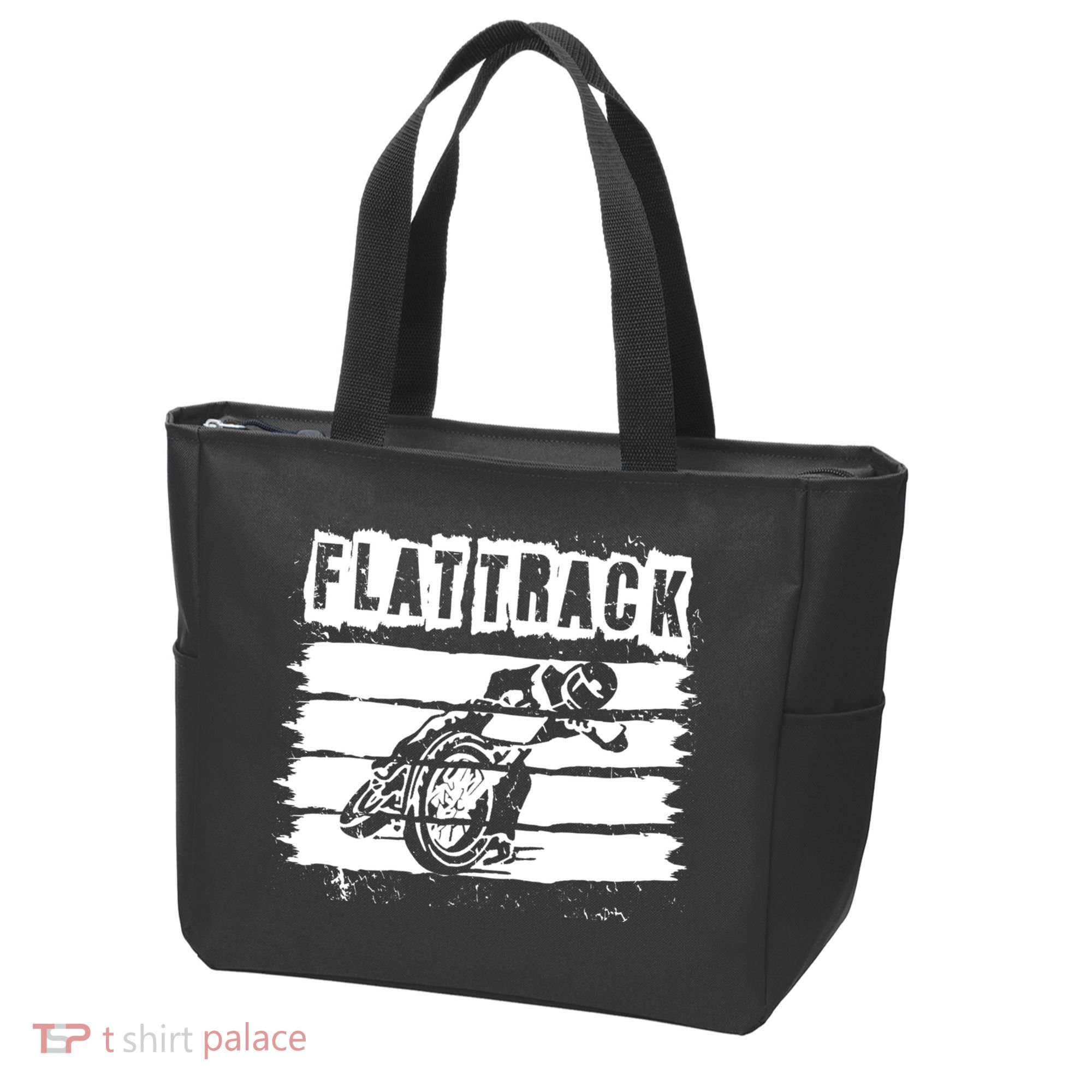 Flat Track Motorcycle Racing Dirt Track Speedway Gift Tote Bag