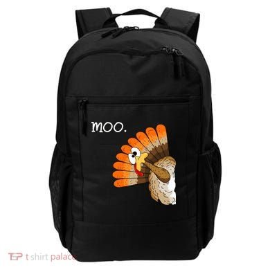 Funny Turkey Moo Cow Thanksgiving Backpack