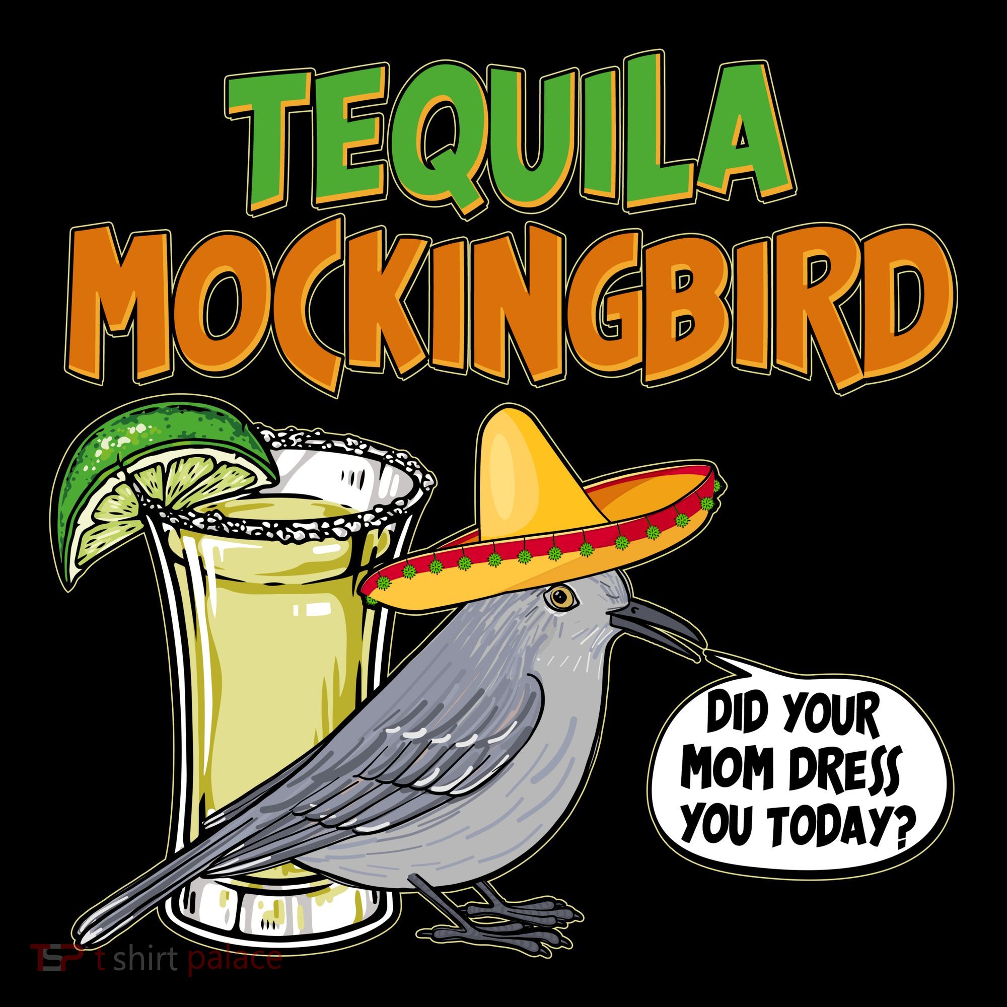 Funny Tequila Mockingbird Ornament
