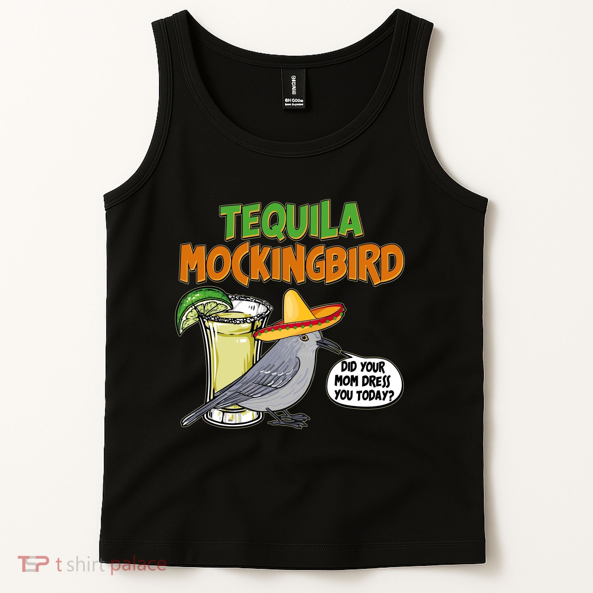 Funny Tequila Mockingbird Tank Top