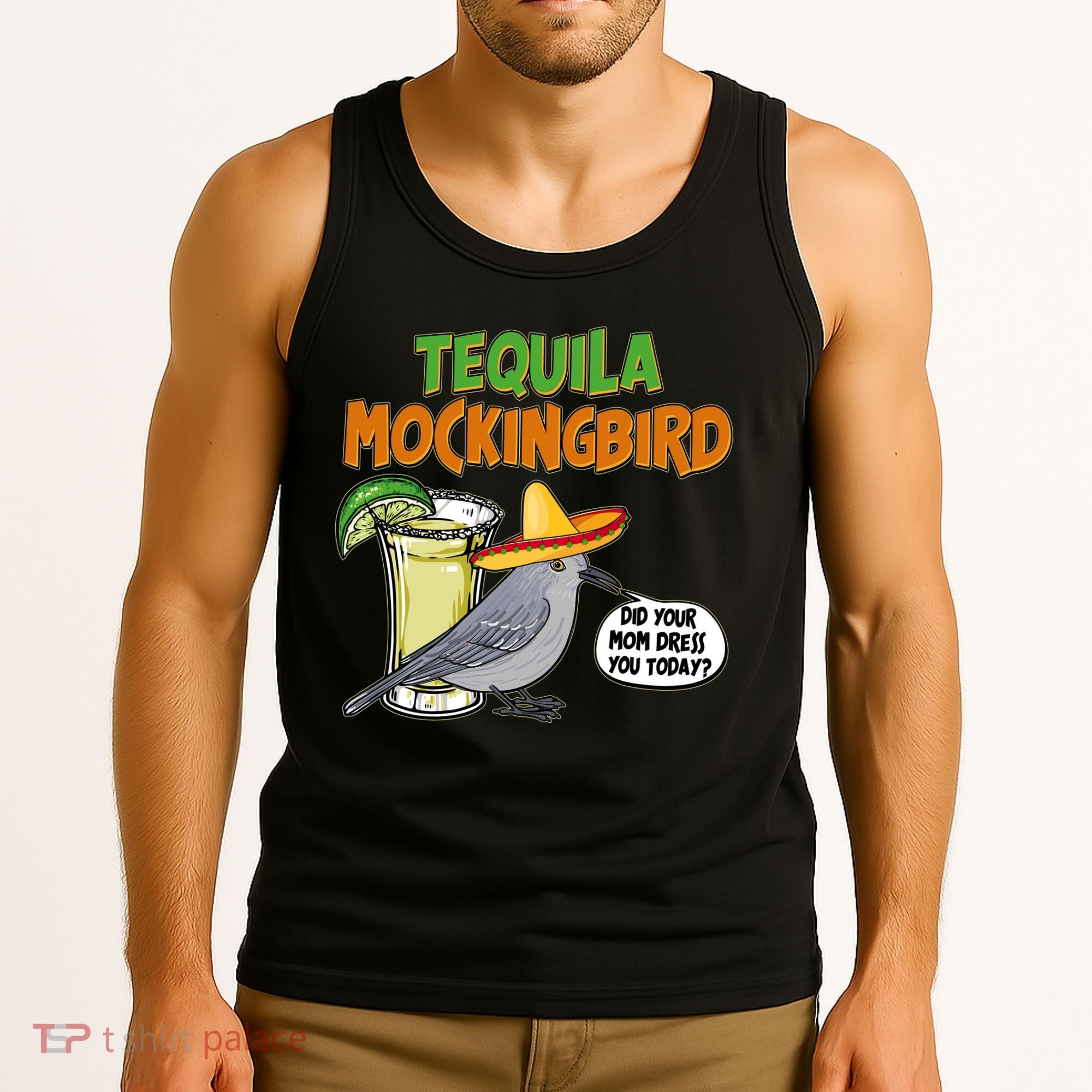 Funny Tequila Mockingbird Tank Top