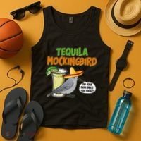 Funny Tequila Mockingbird Tank Top thumb 4