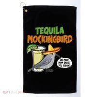 Funny Tequila Mockingbird Golf Towel thumb 0
