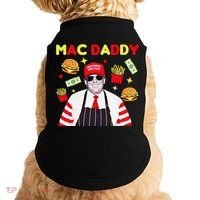 Funny Trump Mac Daddy Maga Trump Fries Doggie Tank thumb 0