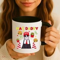 Funny Trump Mac Daddy Maga Trump Fries Coffee Mug thumb 3