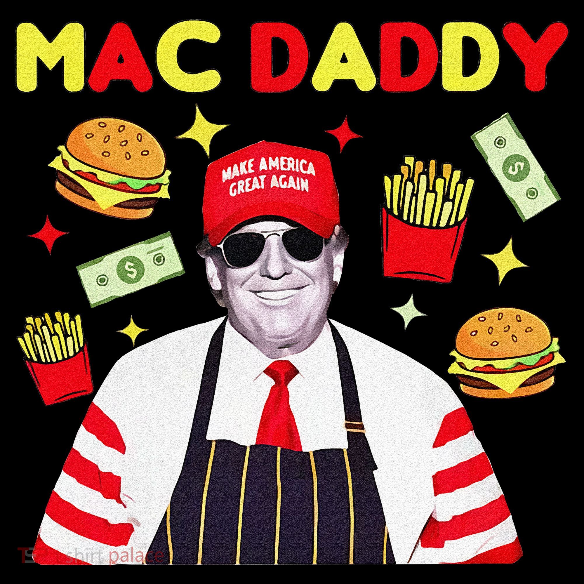 Funny Trump Mac Daddy Maga Trump Fries Coffee Mug