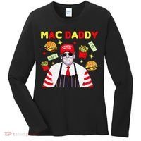 Funny Trump Mac Daddy Maga Trump Fries Women's Long Sleeve Shirt thumb 0