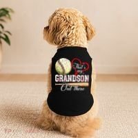 funny That's My Grandson Out There Baseball for Mother's Day Doggie Tank thumb 2