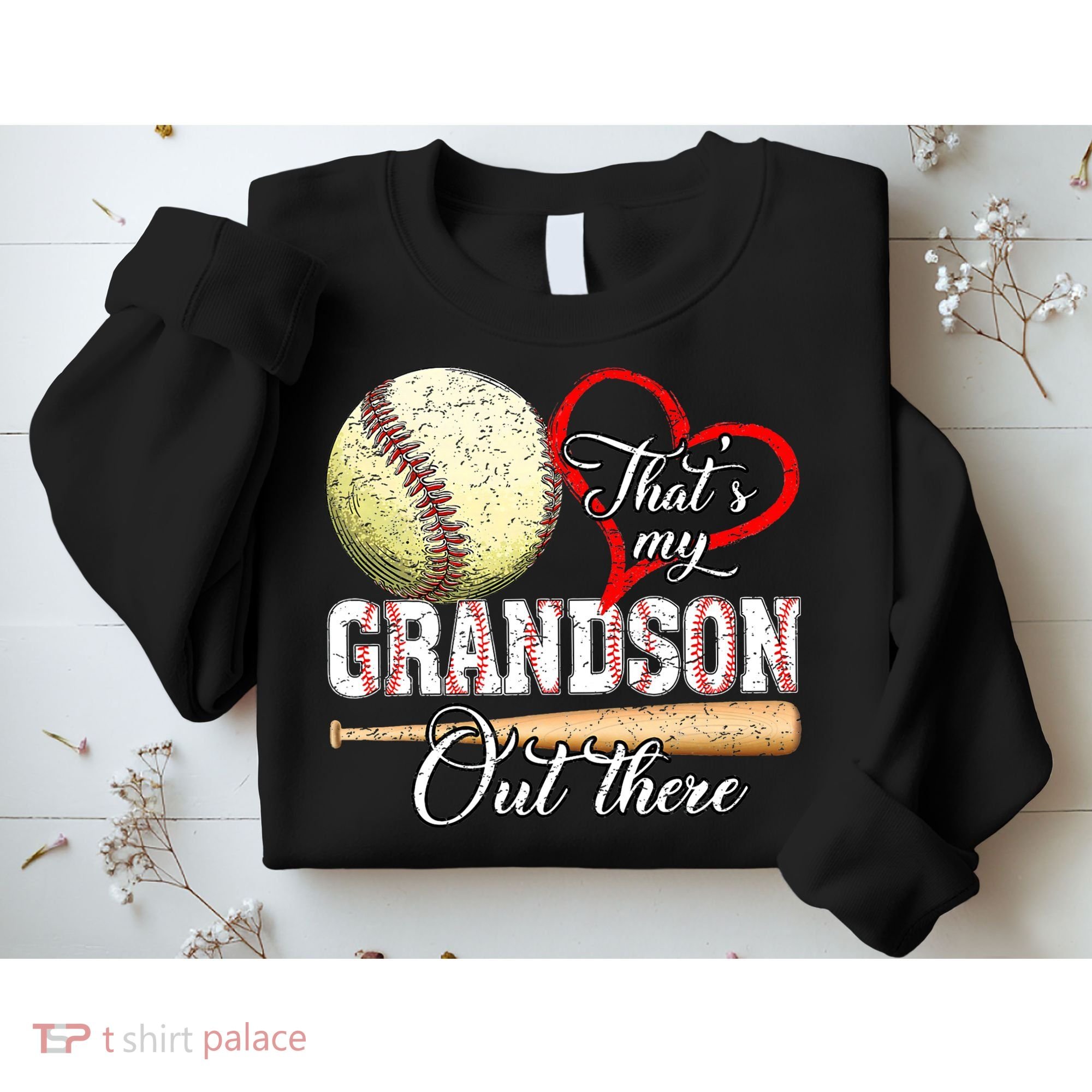 funny That's My Grandson Out There Baseball for Mother's Day Sweatshirt