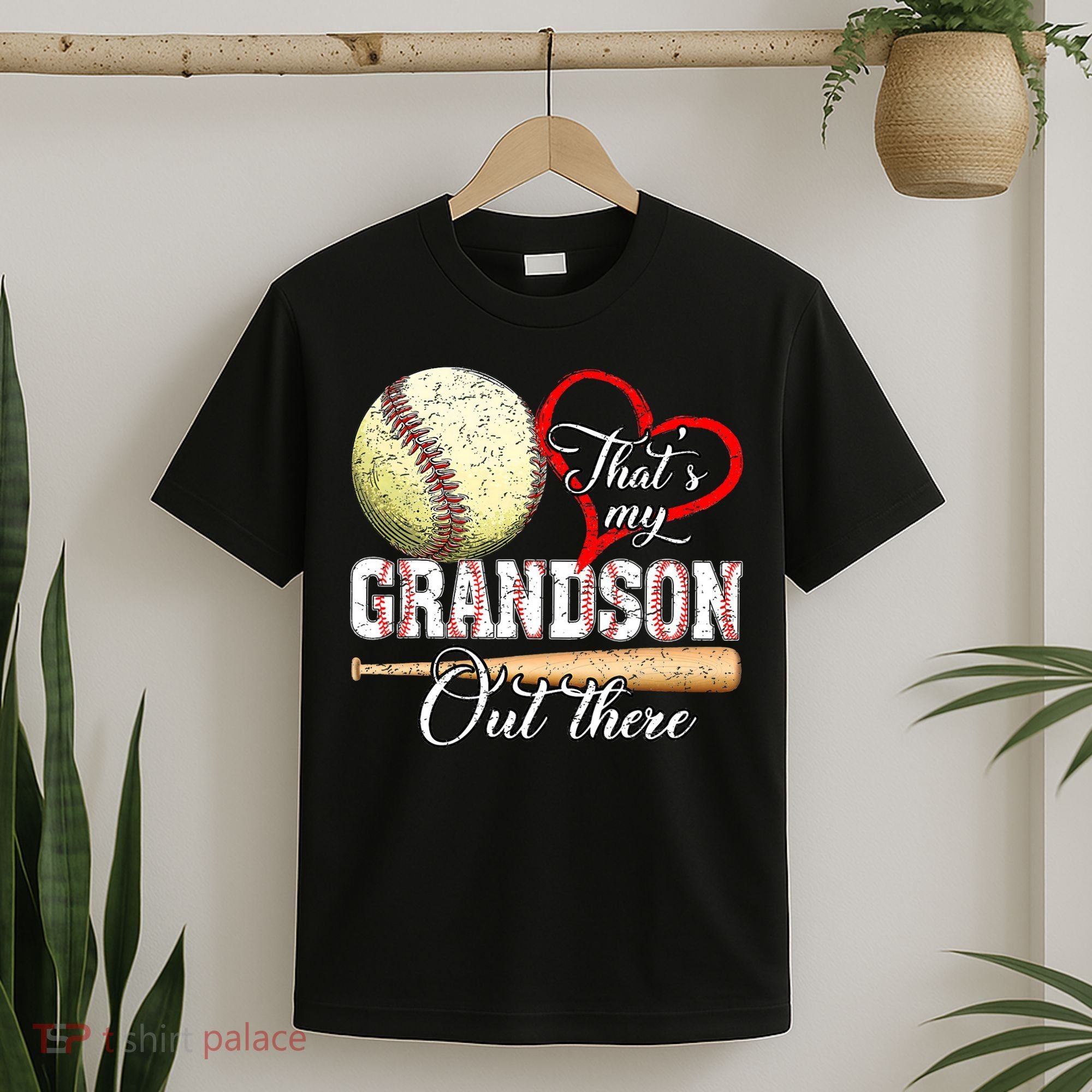 funny That's My Grandson Out There Baseball for Mother's Day T-Shirt
