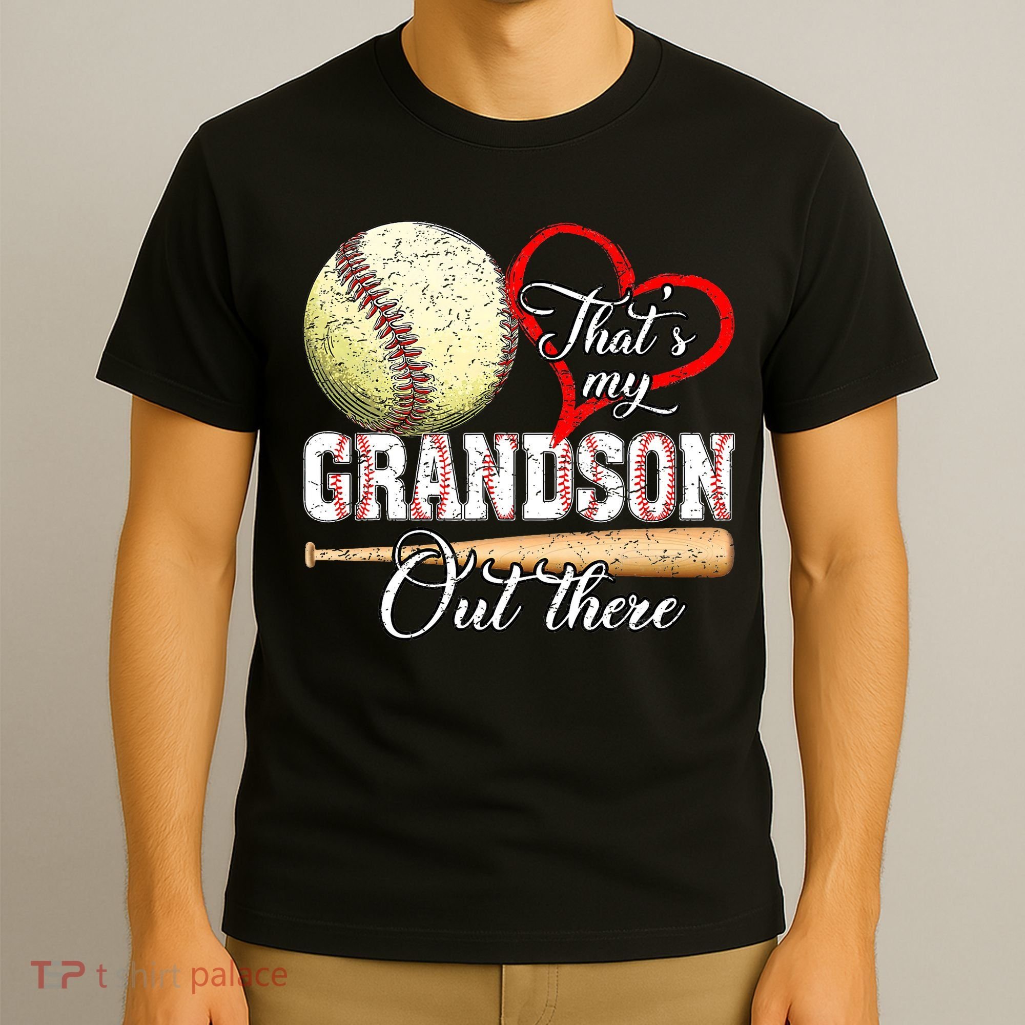 funny That's My Grandson Out There Baseball for Mother's Day T-Shirt