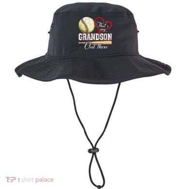 funny That's My Grandson Out There Baseball for Mother's Day Bucket Hat