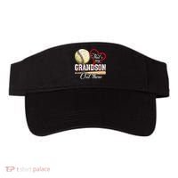 funny That's My Grandson Out There Baseball for Mother's Day Visor thumb 0