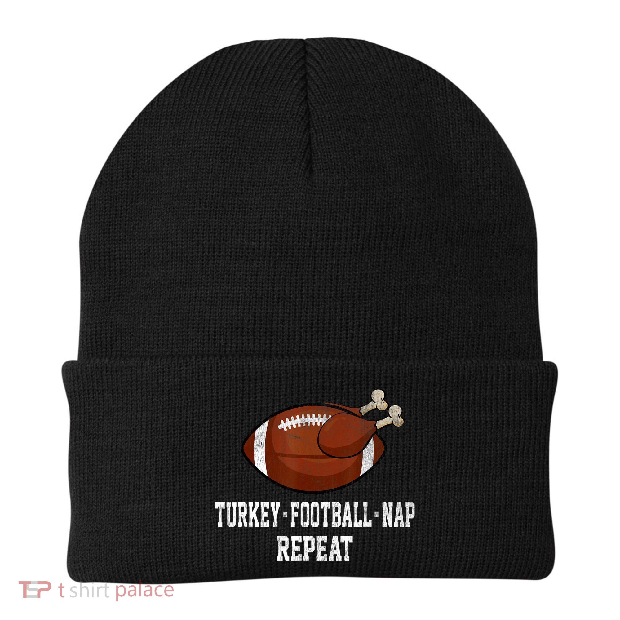 Football Turkey Nap Thanksgiving Beanie