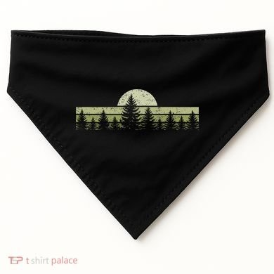 Forest Trees Nature Outdoors USA-Made Doggie Bandana