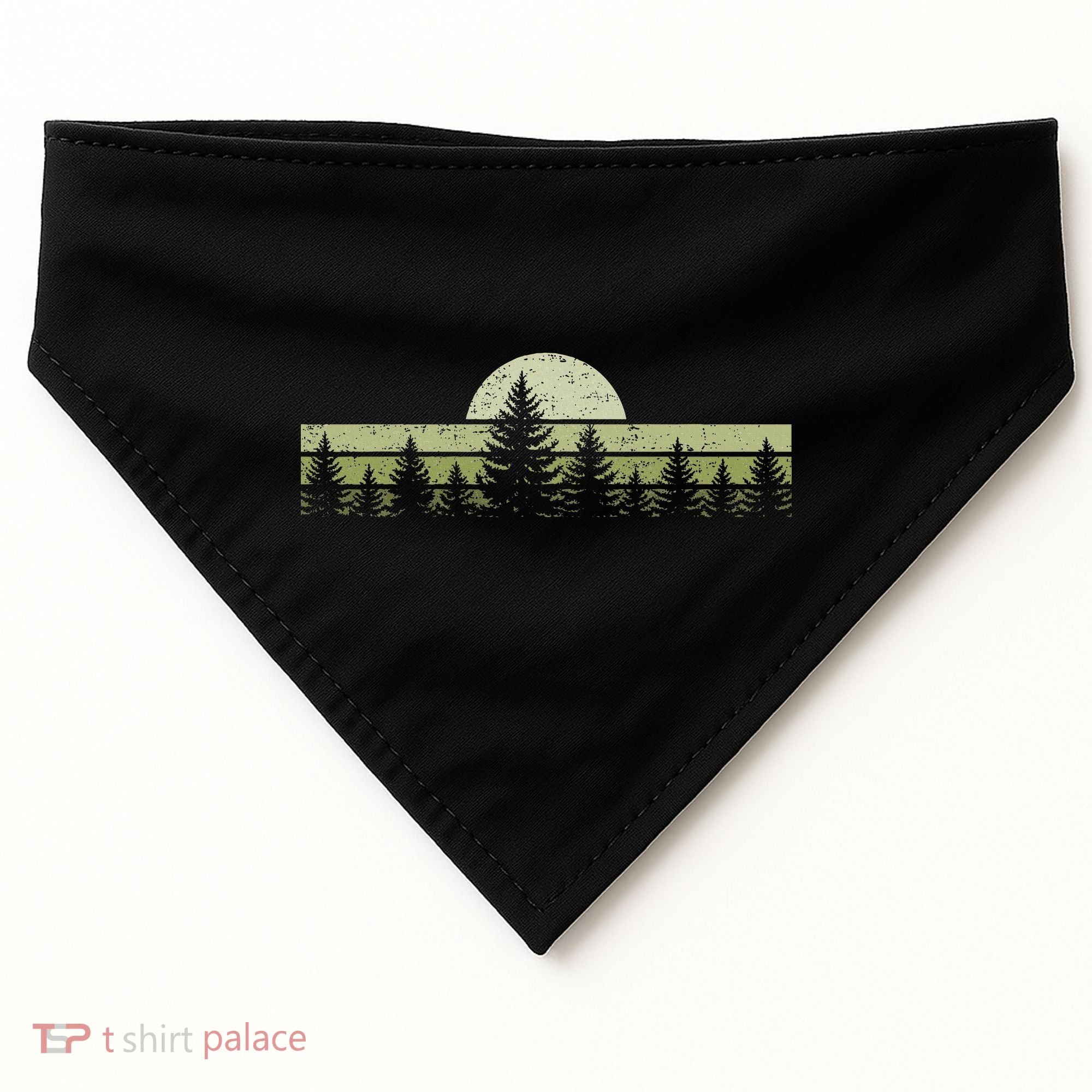 Forest Trees Nature Outdoors USA-Made Doggie Bandana