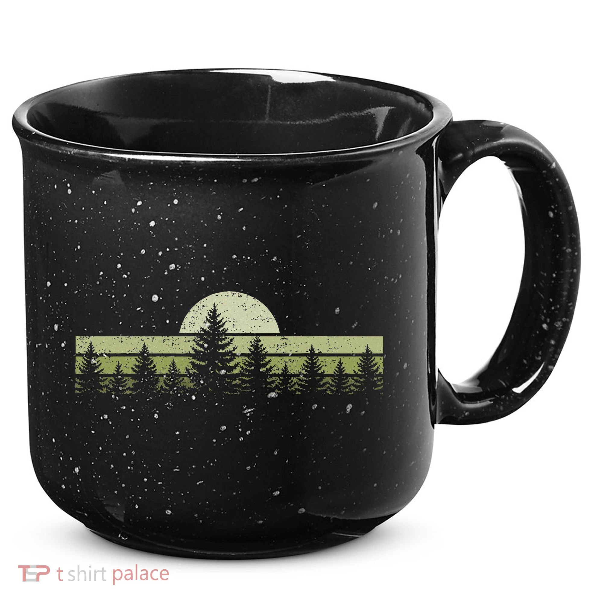Forest Trees Nature Outdoors 15oz Campfire Ceramic Mug