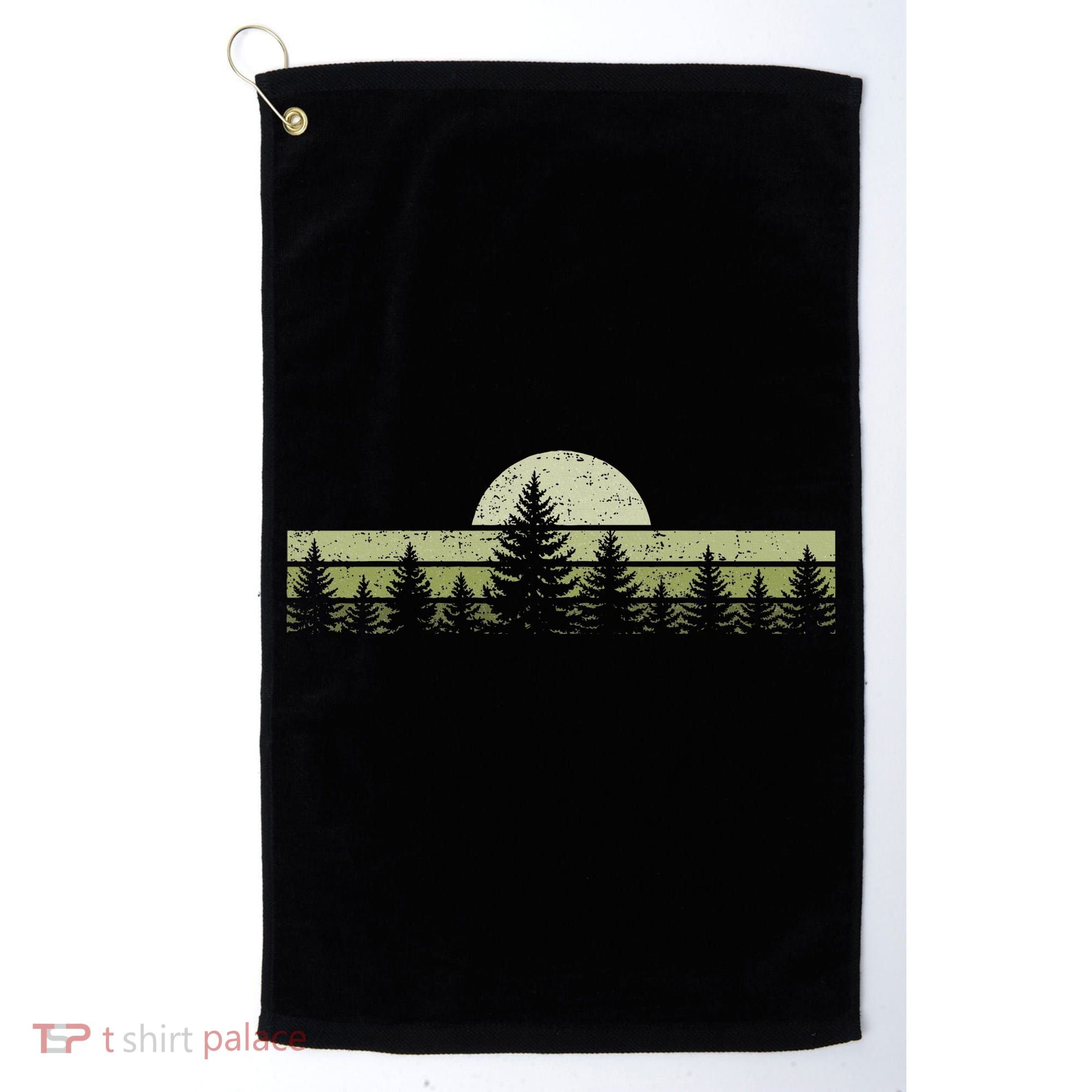 Forest Trees Nature Outdoors Golf Towel