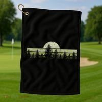 Forest Trees Nature Outdoors Golf Towel thumb 1