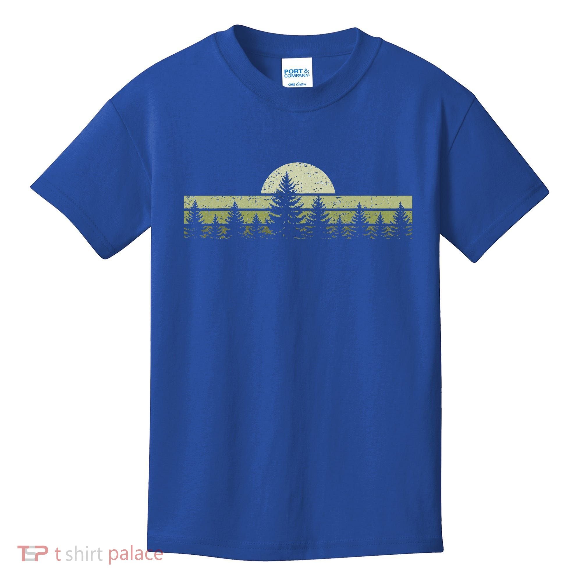 Forest Trees Nature Outdoors Kids T-Shirt