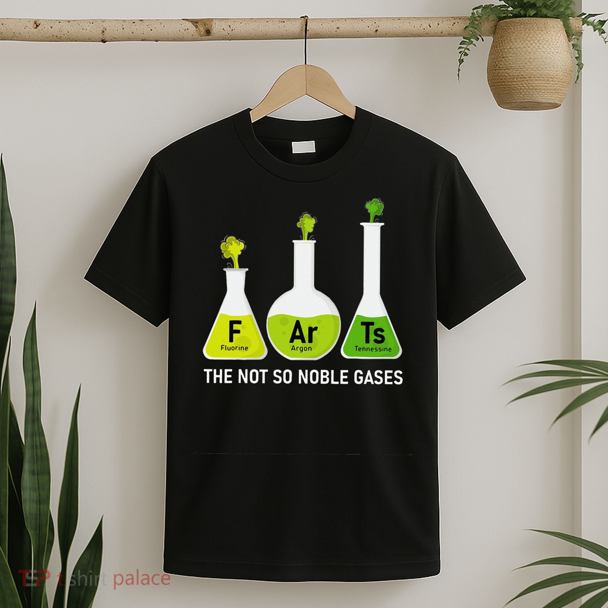 Farts The Not So Noble Gases Funny Chemistry T-Shirt