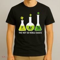 Farts The Not So Noble Gases Funny Chemistry T-Shirt thumb 3