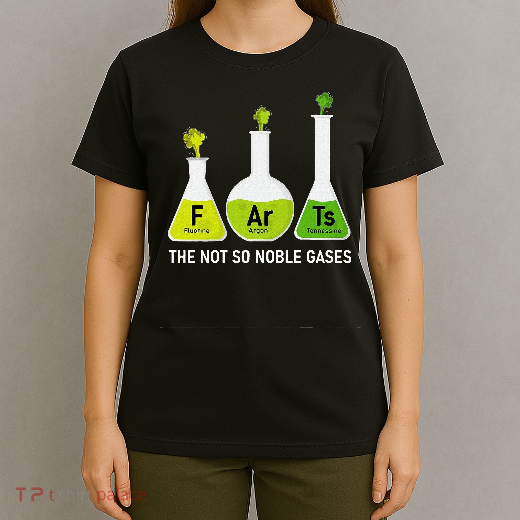 Farts The Not So Noble Gases Funny Chemistry T-Shirt