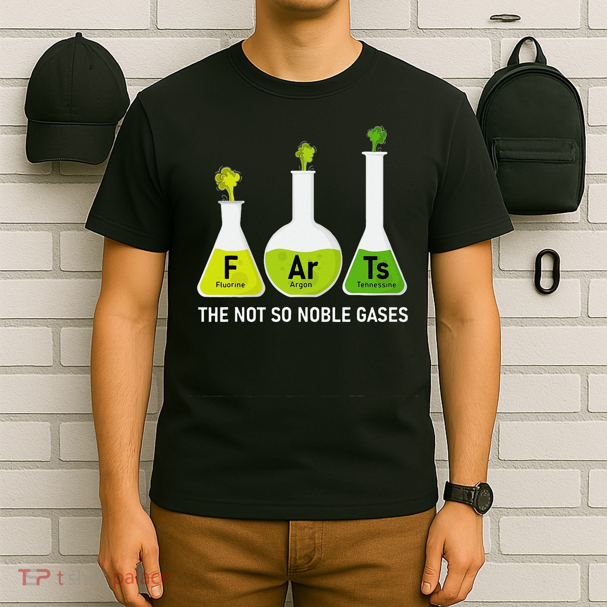 Farts The Not So Noble Gases Funny Chemistry T-Shirt